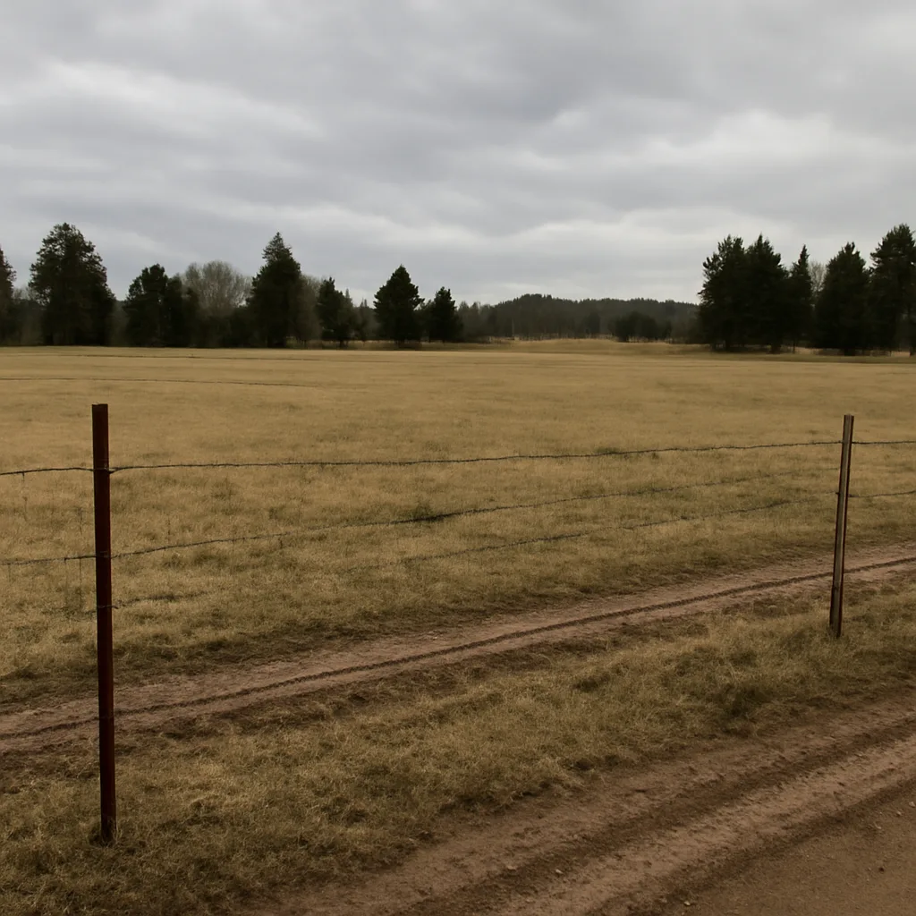 Rural acreage with open grassland and conifer forest in Park County, Colorado